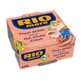 Thon entier MSC avec un filet d'huile d'olive RIO MARE 120g