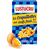Pâtes Coquillettes aux Oeufs LUSTUCRU, 500g