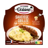 Saucisse grillée et purée de pomme de terre LA CUISINE D'OCEANE, 300g