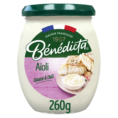 Sauce aïoli BENEDICTA, 260g