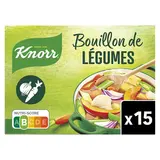 Bouillon Cube aux légumes classique KNORR 150g