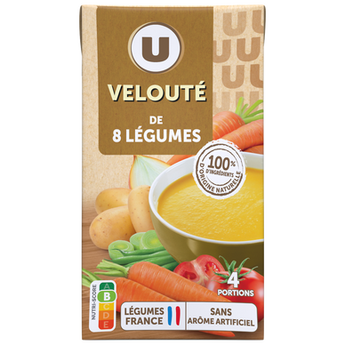 Soupe Velouté aux 8 légumes 1 litre
