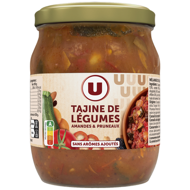 Tajine de légumes amandes et pruneaux 520g