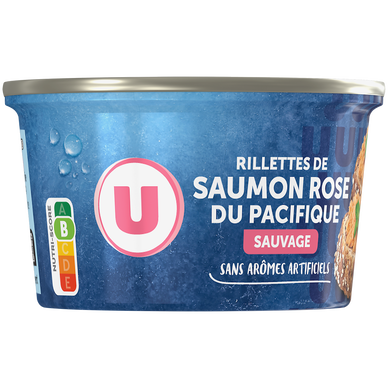 Rillettes de saumon rose du Pacifique  bol en métal de 125g