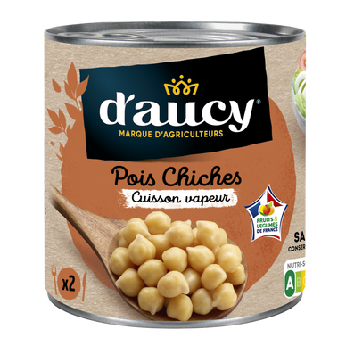 Pois chiches nature Cultivé en France D'AUCY - 265g