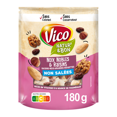 Natur'& bon mélange noix nobles non salées VICO 180g