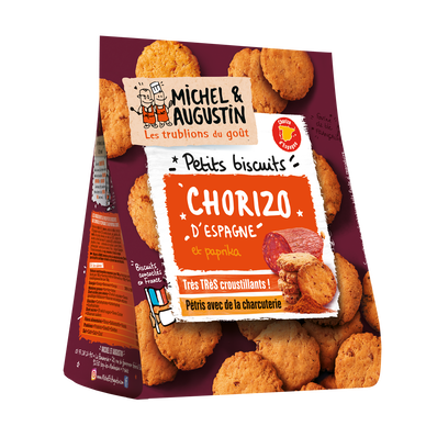Biscuits charcuterie Chorizo MICHEL ET AUGUSTIN 90g
