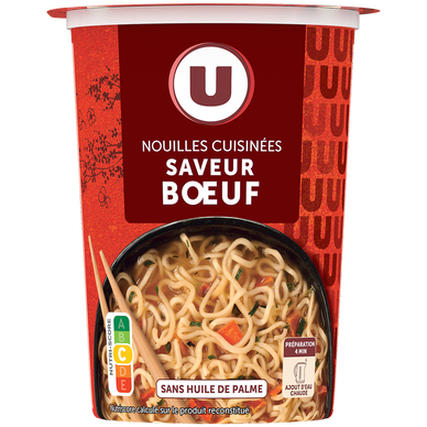 Soupe de nouilles boeuf cup U 70g