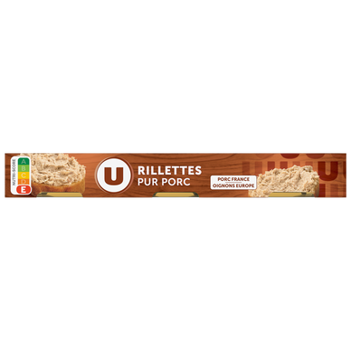 Rillettes pur porc  3x1/10, 234g