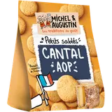 Sablés salés Cantal AOP et pointe de noix muscad, MICHEL ET AUGUSTIN,paquet de 100g