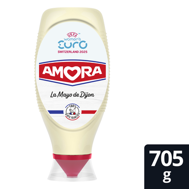 Mayonnaise de Dijon 5 Ingrédients sélectionnés AMORA - flacon souple 705g