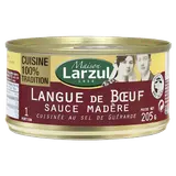 Langue de boeuf sauce madère LARZUL, Boîte de 205g
