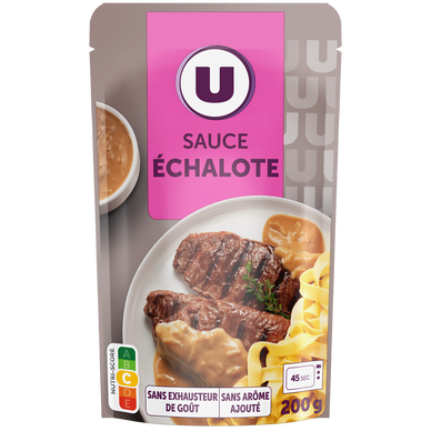 Sauce liquide à l'échalotes  sachet de 200g