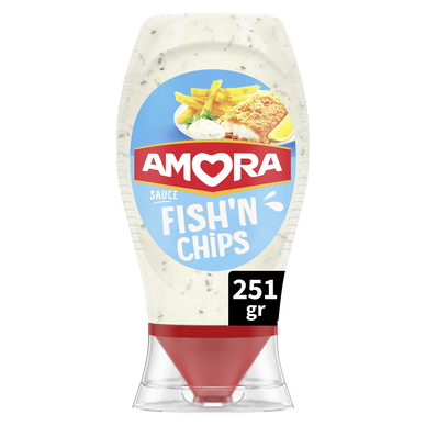 Sauce fish'n'chips AMORA, flacon souple de 251g
