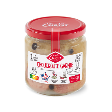 Choucroute garnie Christ 44,6O cl Boîte de 390g