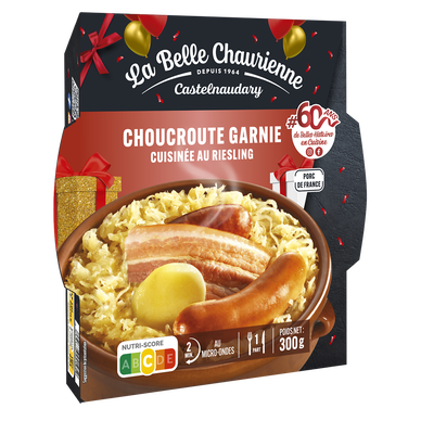 Choucroute cuisinée au riesling LA BELLE CHAURIENNE, Boîte 300g