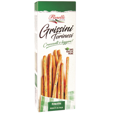 Gressini torinesi au romarin FLORELLI 125g