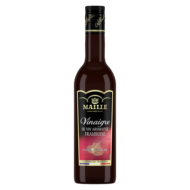 Vinaigre de vin rouge à la framboise MAILLE, 50cl