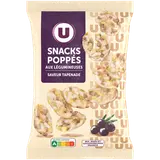 Snacks poppés saveur tapenade U sachet 85g