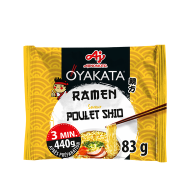 Nouilles Instantanées poulet shio OYAKATA en sachet 83G