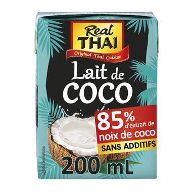 Lait de coco REAL THAI 200ml