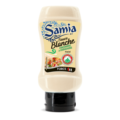 Sauce blanche halal SAMIA, 350ml