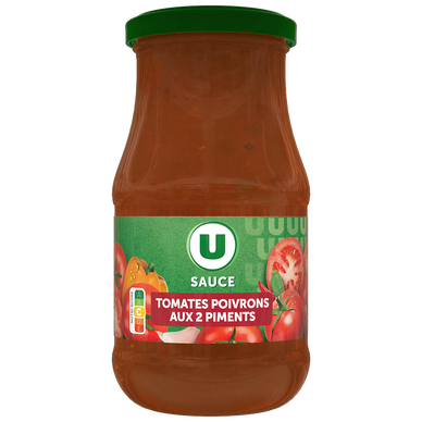 Sauce poivrons et piments  bocal de 420g