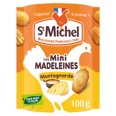 Gâteau apéritif Mini Madeleine Montagnarde - ST MICHEL - 100g