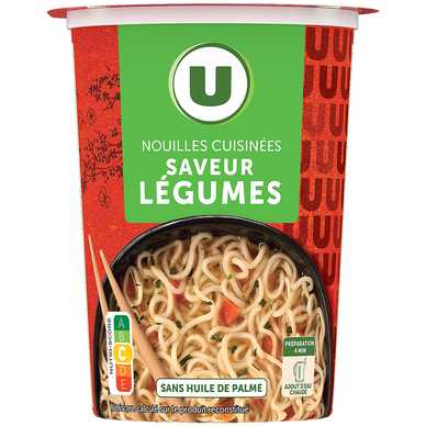 Soupe de nouilles légumes U cup 70g