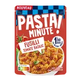 Fusili tomates basilic pasta minute micro ondables 1 minute 30 LUSTUCRU 220g