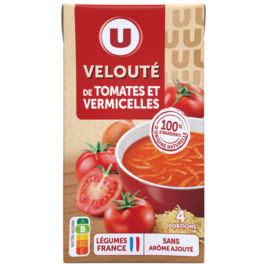 Soupe Velouté tomates vermicelles brique 1L