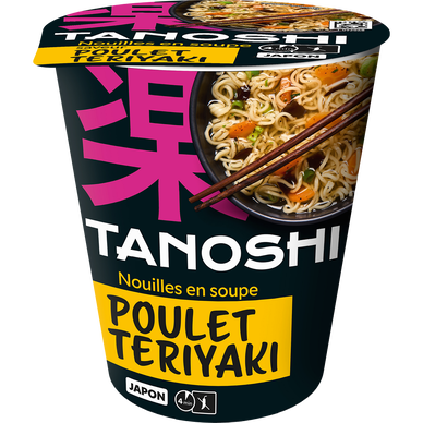 Cup nouilles poulet teriyaki TANOSHI 65g
