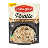 Plat cuisiné Risotto Poulet Cèpe Parmesan PAUL & LOUISE, sachet 300g
