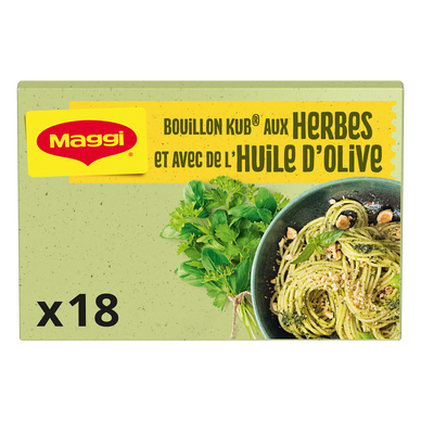 Bouillon cubes Huile d'olive et herbes MAGGI - 180G