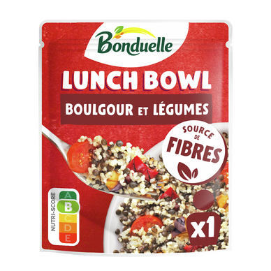 Plat cuisiné individuel Lunch Bowl Boulgour et Légumes  BONDUELLE - 250g