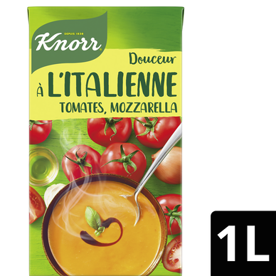 Soupe Douceur Italienne Tomates Mozzarella KNORR & LA POTAGERE, Brique1L