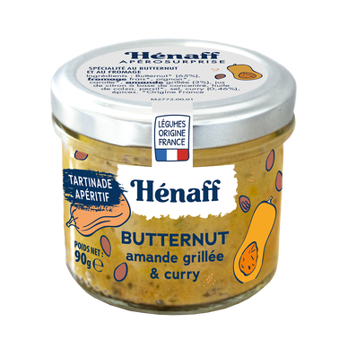 Spécialité au butternut, amande grillée et curry HENAFF 90g