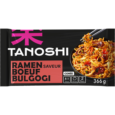 Ramen bulgogi TANOSHI sachet 366g