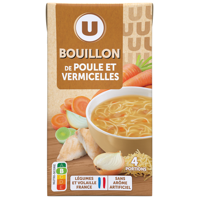 Soupe poule et vermicelles  brique de 1l