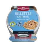 Rillettes de thon au poivre vert, LES MOUETTES D'ARVOR, 125g