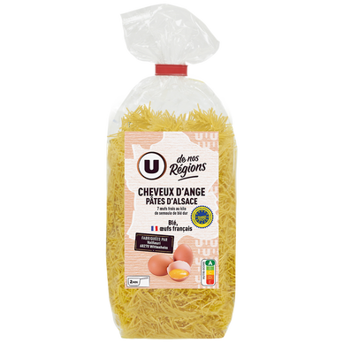Pâtes cheveux d'ange IGP d'Alsace aux oeufs - Sachet 250g