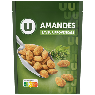 Amandes à la provençale, sachet de 100g