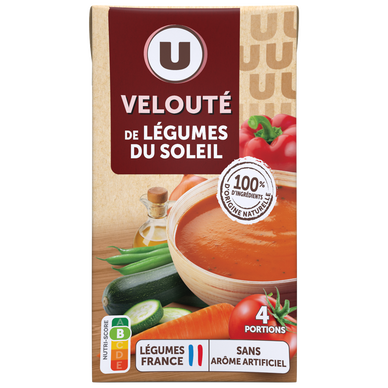 Soupe Velouté de légumes du soleil brique 1 litre