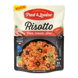 Plat cuisiné Risotto Thon Tomate Olive PAUL & LOUISE, sachet 300g