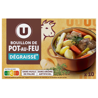 Bouillon de pot-au-feu dégraissé  10 cubes  -   100g