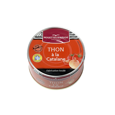 Thon à la catalane LES MOUETTES D'ARVOR, boîte 1/4, 190g