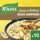 Bouillon secret d'arômes saveur champignon KNORR 10 tablettes 100g