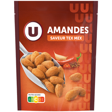 Amandes saveur Tex Mex, sachet de 100g