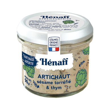 Spécialité à l'artichaut, sésame et thym HENAFF 90g