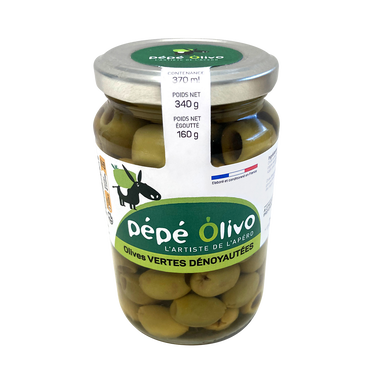 Olives Vertes Dénoyautées 160g